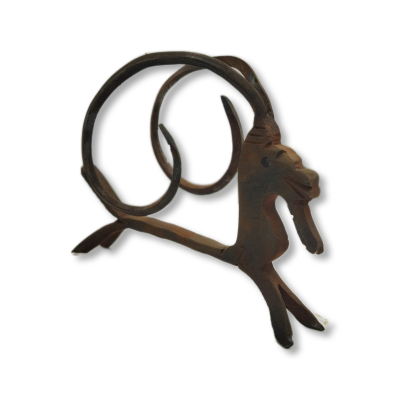 Small Horned Steel Goat - Code 1000076