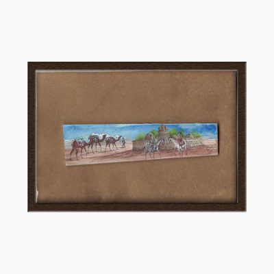 Miniature painting on bone fiber board – Code 1010109