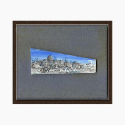 Miniature painting on bone fiber board – Code 1010111