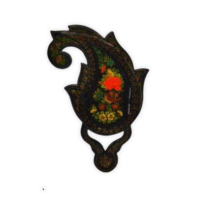 Boteh Jegheh-shaped mirror with door – Papier-mâché – Code 1020036