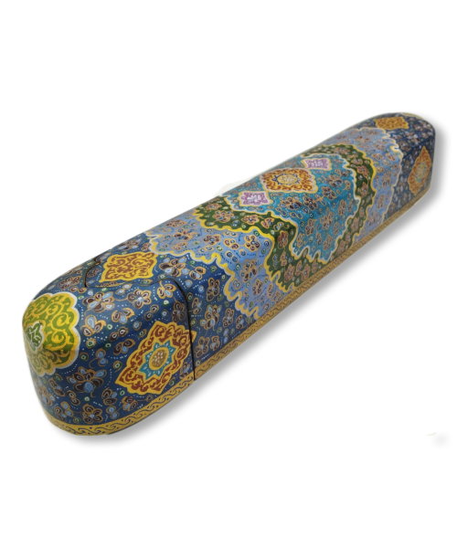 Walnut wood pen case – Tazhib and Islamic motifs design – Code 1020080