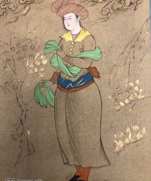 Miniature Painting on Paper – Safavid Style – Code 1030063