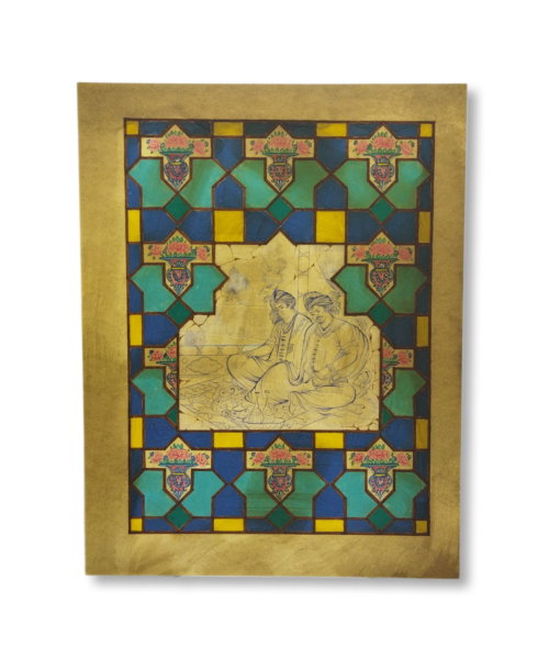 Miniature Painting on Cardboard – Safavid and Modern Style – Code 1030277